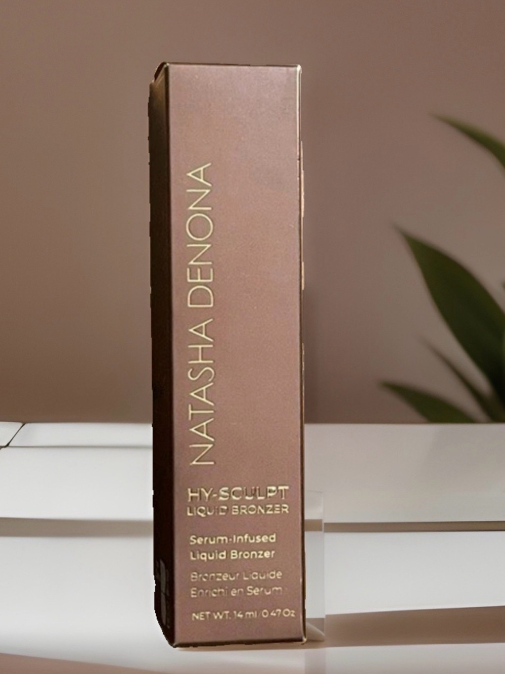 Brand New NATASHA DENONA HY-SCULPT Liquid Bronzer FOXY Light  0.47 oz